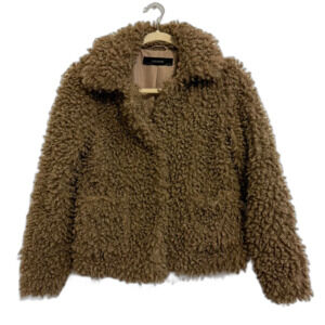 Zara Women's Brown and Khaki Jacket S